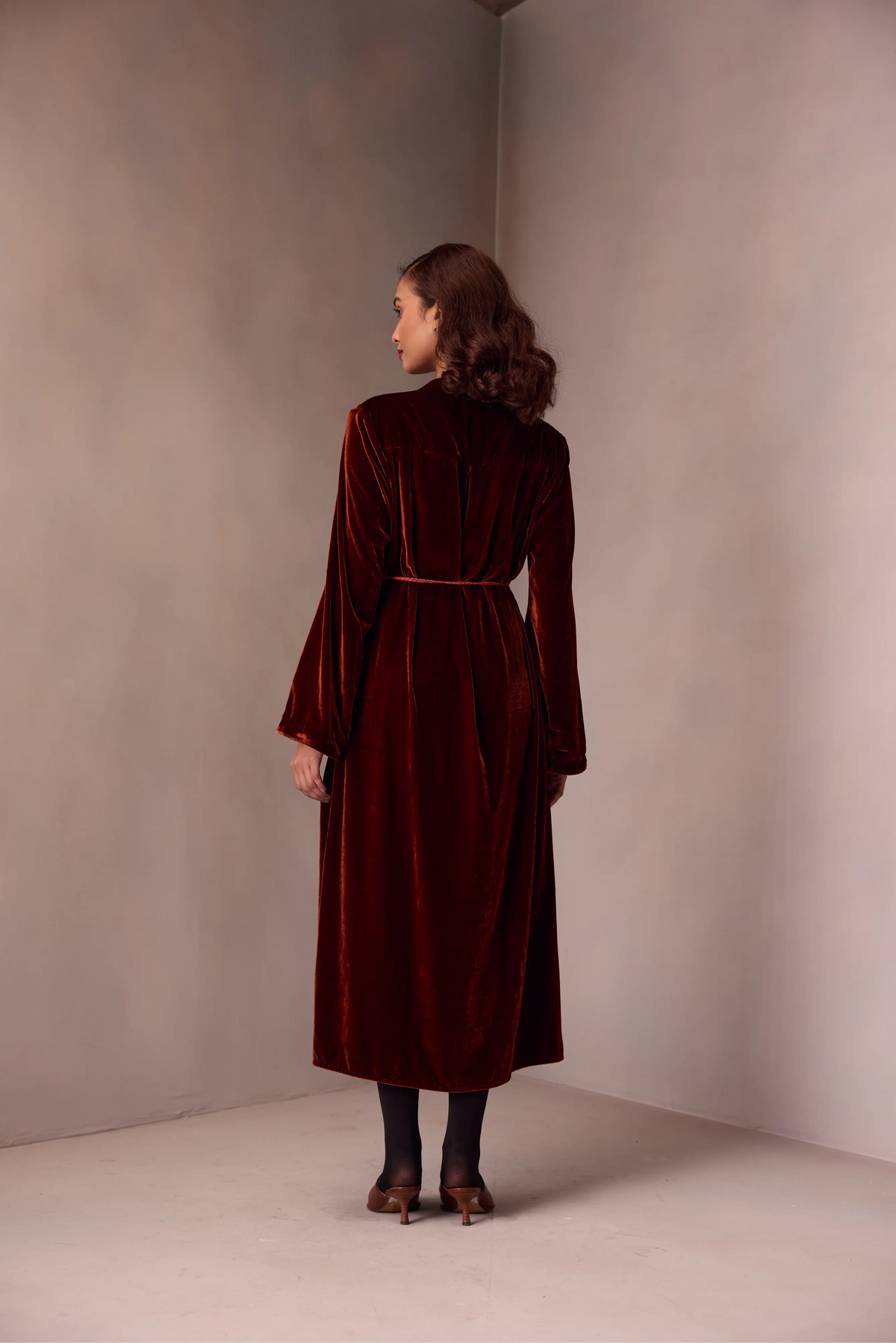 Nikita Dress Marquise Emb In Silk Velvet