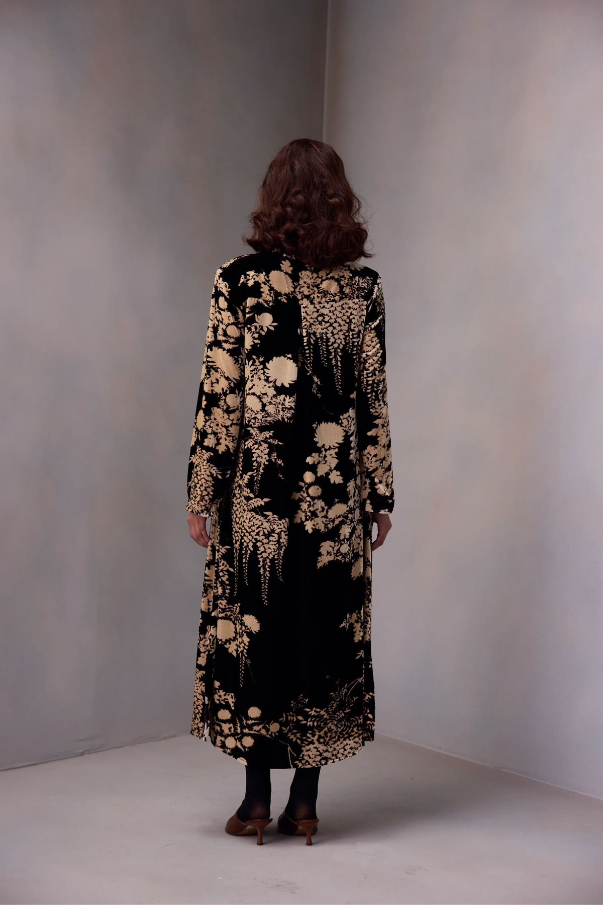Nikita Dress Marquise Emb In Silk Velvet