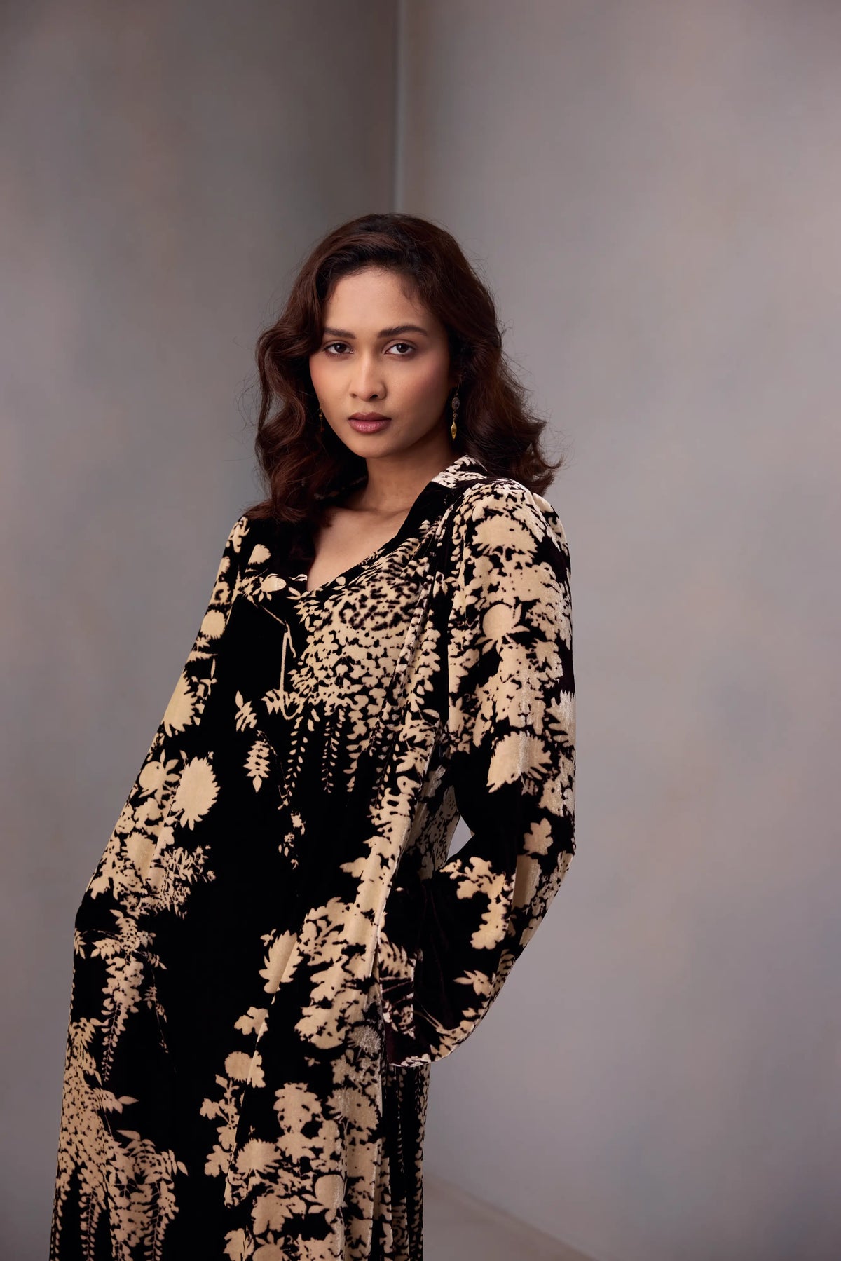 Nikita Dress Marquise Emb In Silk Velvet