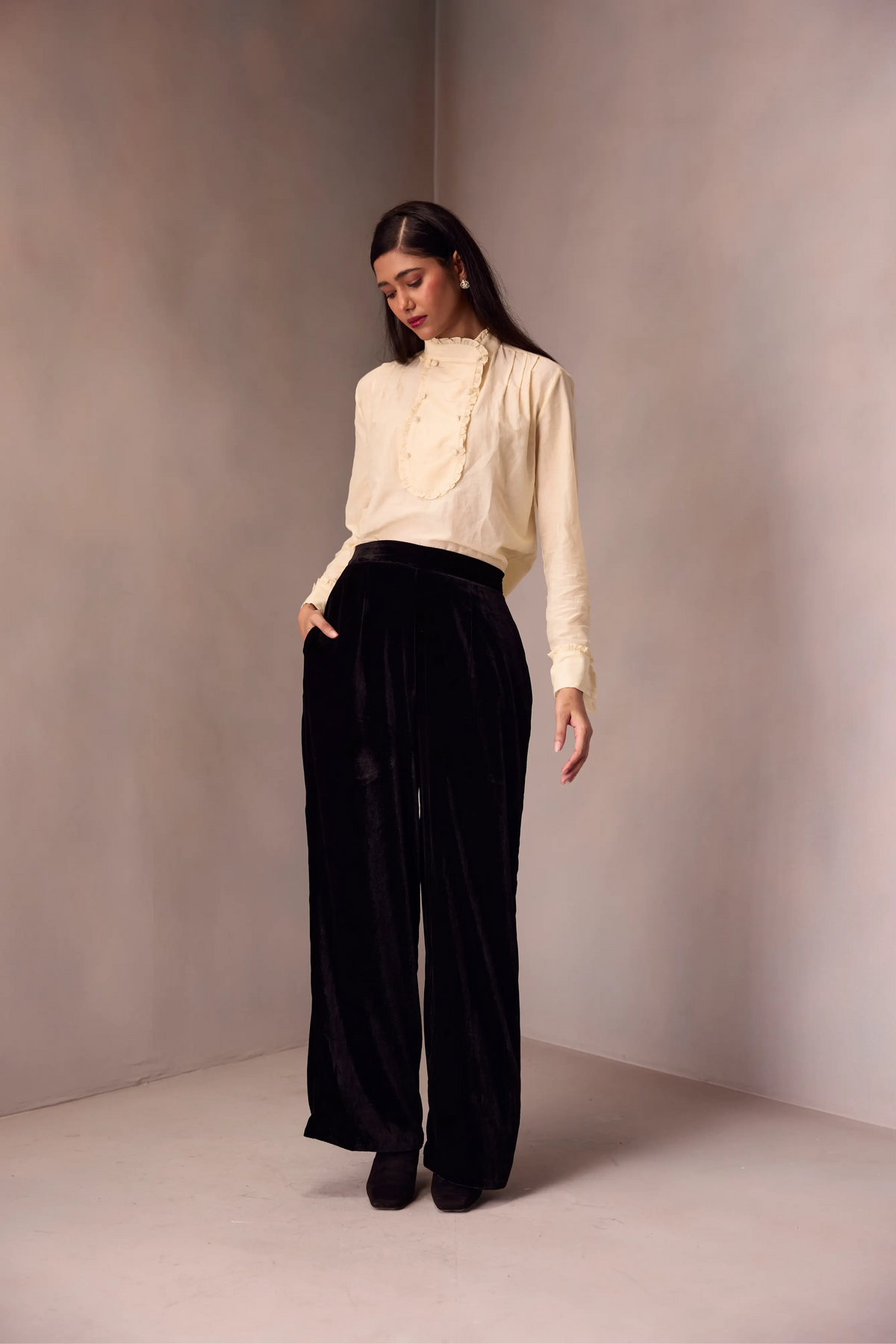 Emilly Blouse In Silk Cotton