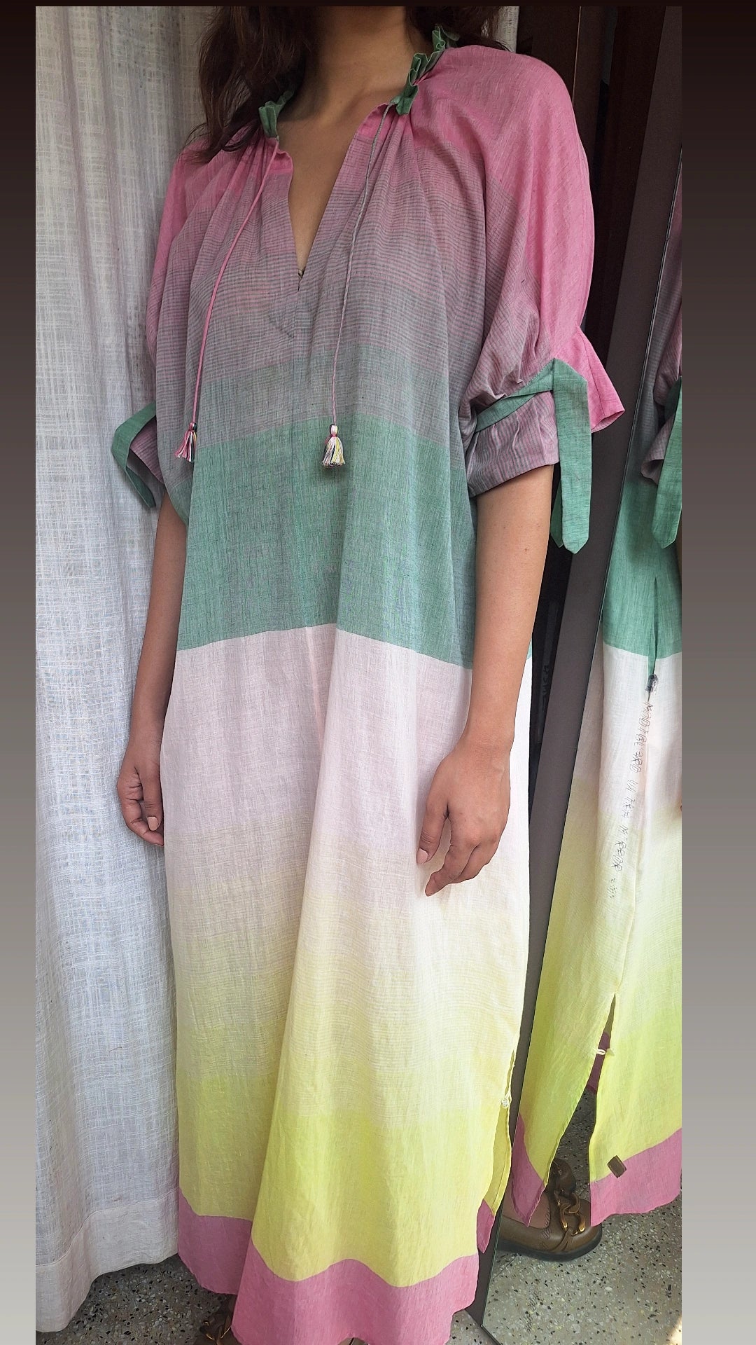 KYLIE SHIRT DRESS HANDLOOM MUSLIN